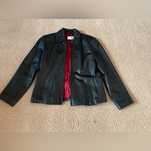 Women’s lamb skin leather jacket